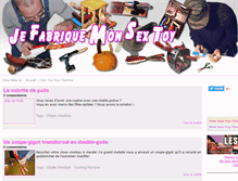 Tablet Screenshot of jefabriquemonsextoy.com